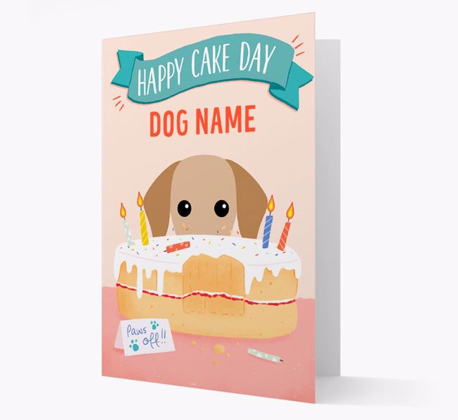 Happy Cake Day: Personalised {breedFullName} Card